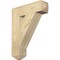 Ekena Millwork Traditional Craftsman Rough Sawn Bracket, Douglas Fir, 4"W x 16"D x 20"H BKT04X16X20TRA04RDF - alternate 1